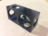5-Axis Milled Microscope Part, Black Anodized.